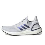 Adidas Ultra Boost 20 襪套男女鞋運動跑步鞋 灰紫太空漸變 EG0695