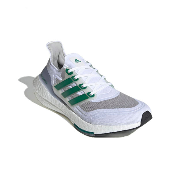 adidas Ultra Boost 2021 白灰綠 男女同款 adidas Ultra Boost 2021 白灰綠 男女同款:圖片 2