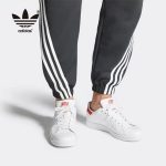 Adidas 三葉草 Stan Smith 史密斯紅尾小白鞋 紅白