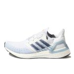 Adidas Ultra Boost 20 襪套男鞋運動跑步鞋 白靛藍 FY3454