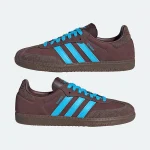 adidas Originals Samba OG W 鏡面裂紋銀白 復古休閒德訓鞋