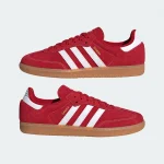 adidas Originals Samba OG W 鏡面裂紋銀白 復古休閒德訓鞋