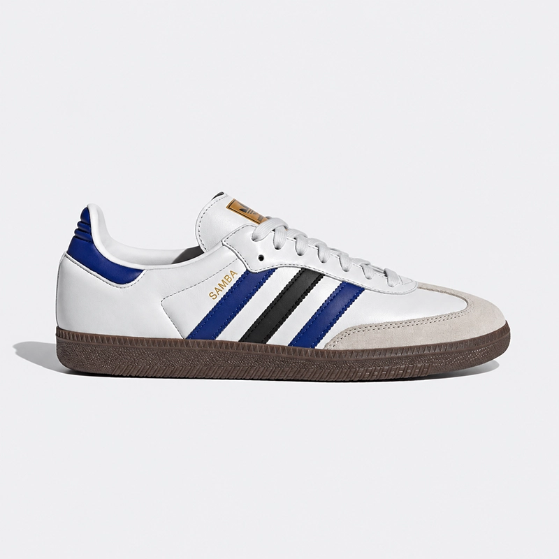 ADIDAS SAMBA OG 白藍黑正面角度