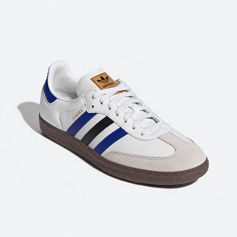 ADIDAS SAMBA OG 白藍黑後側角度